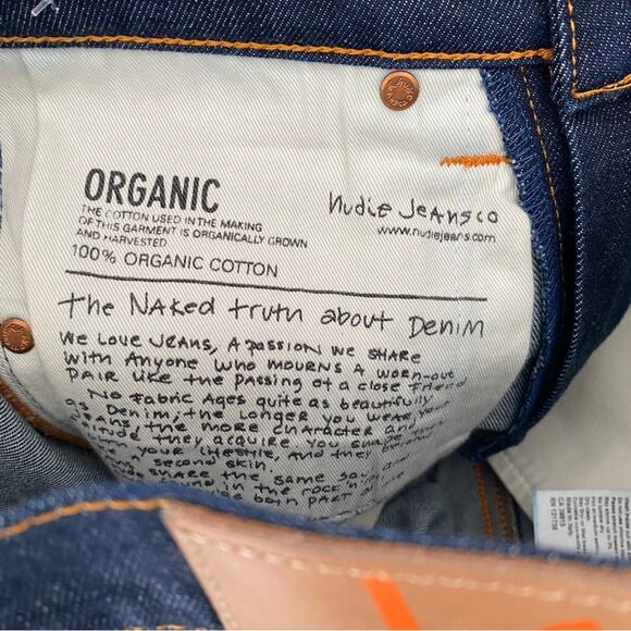 Nudie Lean Dean Dry 16 Dips NWOTS size 27x32 - Picture 9 of 9